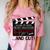 8th Grade Graduation 2026 Graduate Clapperboard Comfort Color Blast T-Shirt Clay