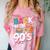 90's Nineties Nostalgia Costume Party Back To The 90s Comfort Color Blast T-Shirt Clay 90's Nineties Nostalgia Costume Party Back To The 90s Comfort Color Blast T-Shirt Clay