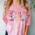 Advocate Support Empower Cute Social Worker Graduation MSW Comfort Color Blast T-Shirt Clay