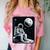 Aesthetic Spaceman Astronaut On The Moon Space Introvert Comfort Color Blast T-Shirt Clay