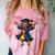 African American Woman Girl Graduation Class Comfort Color Blast T-Shirt Clay