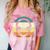 Alien Face Ew People Ufo Introvert Men Women Kids Teen Comfort Color Blast T-Shirt Clay