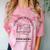 Analogue Nostalgia Paper Books Book Graphic Comfort Color Blast T-Shirt Clay