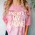 Answer My Phone I Introvert Comfort Color Blast T-Shirt Clay