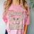 Antisocial Butterfly Quote Socially Selective Introvert Comfort Color Blast T-Shirt Clay