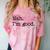 Antisocial Nah I'm Good Introvert Sarcastic Saying Comfort Color Blast T-Shirt Clay