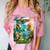 Aqua In The Skies Frutiger Aero Comfort Color Blast T-Shirt Clay Aqua In The Skies Frutiger Aero Comfort Color Blast T-Shirt Clay