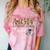 Army National Guard Papa Army National Guard Graduation Papa Comfort Color Blast T-Shirt Clay