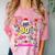 Back To 90's Christmas Nostalgia Quotes Graphic Premium Tri-Blend Comfort Color Blast T-Shirt Clay