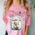 Back Off – Sheep Baa Crow Caw Pun For Introverts Comfort Color Blast T-Shirt Clay