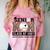 Baseball Senior Class Of 2027 Senior 2027 Graduation Women Comfort Color Blast T-Shirt Clay