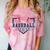 Baseball Senior Night Baseball Senior 2025 Graduation 50 Comfort Color Blast T-Shirt Clay