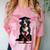 Bernese Mountain Dog Graduation Cap Graduate Training School For Men Women Girls Kids Comfort Color Blast T-Shirt Clay