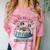 Books Helping Introvert Avoid Conversation Comfort Color Blast T-Shirt Clay