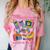 Born In The 80s Raised In The 90s Nostalgia Retro Memories Premium Tri-Blend Comfort Color Blast T-Shirt Clay