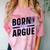 Born To Argue Graduation Lawyer Advocate Attorney Law Comfort Color Blast T-Shirt Clay