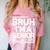Bruh I'm A Senior 26 Class Of 2026 School Graduation Comfort Color Blast T-Shirt Clay