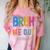 Bruh We Out Seniors Senior Year Back To School Graduation Comfort Color Blast T-Shirt Clay