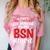 BSN Nurse Graduation Essentials BSN Nursing School Student Comfort Color Blast T-Shirt Clay