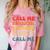 Call Me Antisocial But Please Don't Call Me Introvert Comfort Color Blast T-Shirt Clay