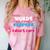 Words Cannot Express How Much I Don't Care Introvert Comfort Color Blast T-Shirt Clay