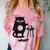 Cat What Humor Introvert Anti-Social Comfort Color Blast T-Shirt Clay Cat What Humor Introvert Anti-Social Comfort Color Blast T-Shirt Clay