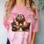 Cat Lover I'd Rather Be Home With My Cats Introvert Cozy Comfort Color Blast T-Shirt Clay