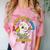 Cat Mom Loves Cats Dad Not In The Mood For People Introvert Comfort Color Blast T-Shirt Clay