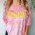 Caution Does Not Play Well With Others Introvert Comfort Color Blast T-Shirt Clay
