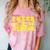 Cheerleading Senior Night Cheer Senior 2025 Graduation 10 Comfort Color Blast T-Shirt Clay