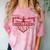 Cheerleading Senior Night Cheer Senior 2026 Graduation 69 Comfort Color Blast T-Shirt Clay