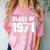Class Of 1971 High School College Graduation Reunion T-Shirt Comfort Color Blast T-Shirt Clay