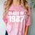 Class Of 1987 High School College Graduation Reunion Comfort Color Blast T-Shirt Clay