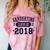 Class Of 2018 Shirts For Seniors Graduation Comfort Color Blast T-Shirt Clay