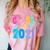 Class Of 2021 Graduation Grow With Me Comfort Color Blast T-Shirt Clay