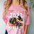 Class Of 2022 Monster Truck Graduation Cap Retro Sunset Boy Comfort Color Blast T-Shirt Clay