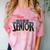 Class Of 2022 Senior Retro Movie Marvelous Graduation Grad Comfort Color Blast T-Shirt Clay