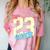 Class Of 2023 Seniors 23 Crew Senior Graduation Idea Comfort Color Blast T-Shirt Clay