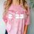Class Of 2023 Seniors 23 Senior Graduation Idea Flower Comfort Color Blast T-Shirt Clay