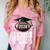 Class Of 2024 Graduation Senior Football Mom 2024 Comfort Color Blast T-Shirt Clay