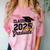 Class Of 2025 Graduate 2025 Graduation Senior 2025 Comfort Color Blast T-Shirt Clay