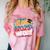 Class Of 2025 We Out Graffiti Graduation 2025 Comfort Color Blast T-Shirt Clay