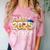 Class Of 2025 Senior Graduate 2025 Graduation Class Comfort Color Blast T-Shirt Clay