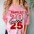 Class Of 2025 Senior 2025 Graduation Red Raglan Baseball Tee Comfort Color Blast T-Shirt Clay
