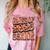 Class Of 2025 Senior Orange And Student Graduation Comfort Color Blast T-Shirt Clay