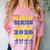 Class Of 2026 2027 Senior Graduation Students Comfort Color Blast T-Shirt Clay