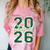 Class Of 2026 Graduation Varsity Green And On The Back Comfort Color Blast T-Shirt Clay