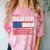 Class Of 2026 Senior Back To School American Flag Graduation Comfort Color Blast T-Shirt Clay
