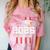 Class Of 2026 Senior Graduation American Flag Senior 2026 Comfort Color Blast T-Shirt Clay