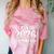 Class Of 2026 Senior Graduation School College Comfort Color Blast T-Shirt Clay